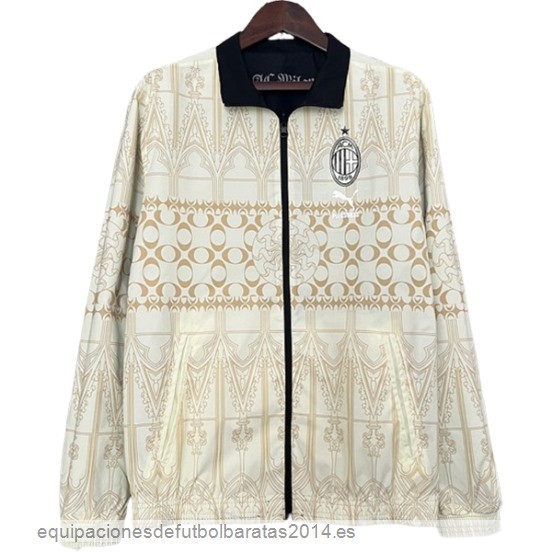 Nuevo Rompevientos AC Milan 24/25 Negro Amarillo Baratas